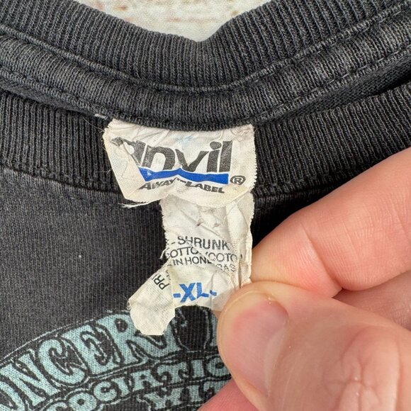 Anvil Vintage Look Led Zeppelin Wembley Concert T-Shirt Adult XL Black‎ - Picture 6 of 8